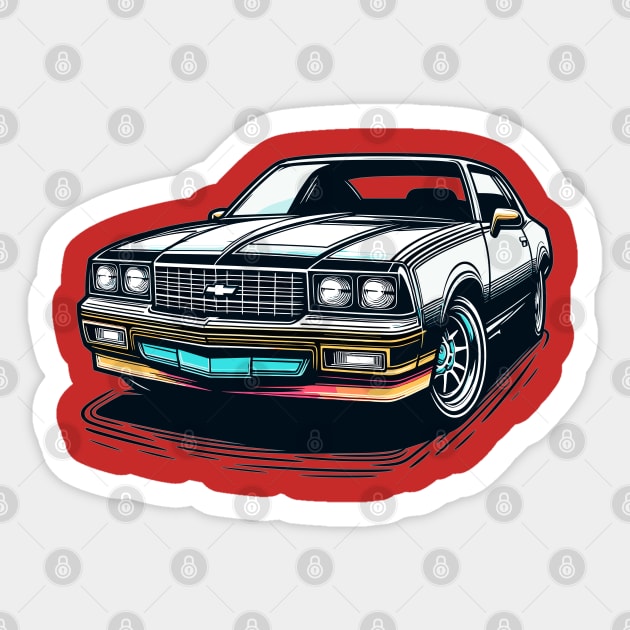 Chevrolet Monte Carlo Sticker by Vehicles-Art